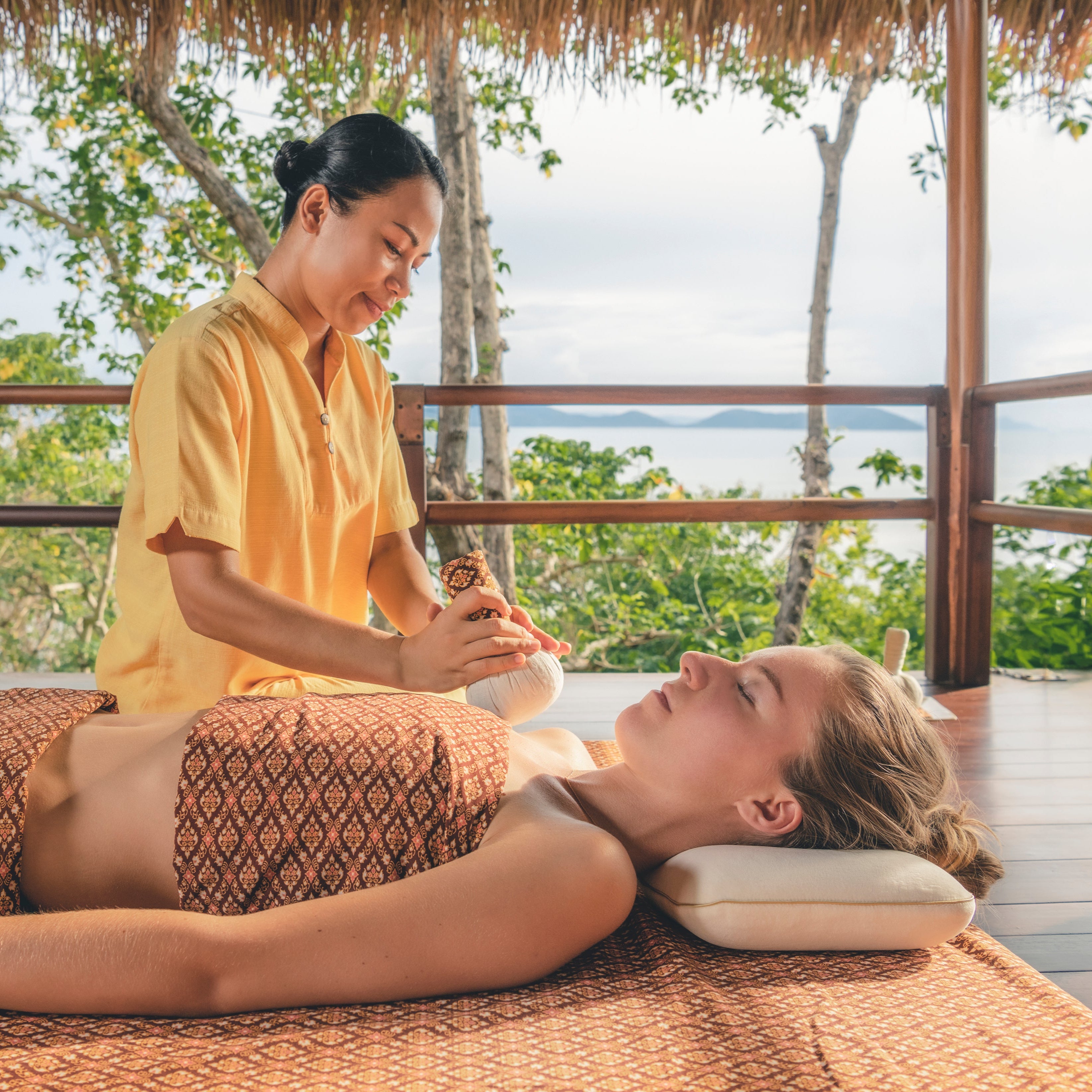 Thai massage at Kamalaya
