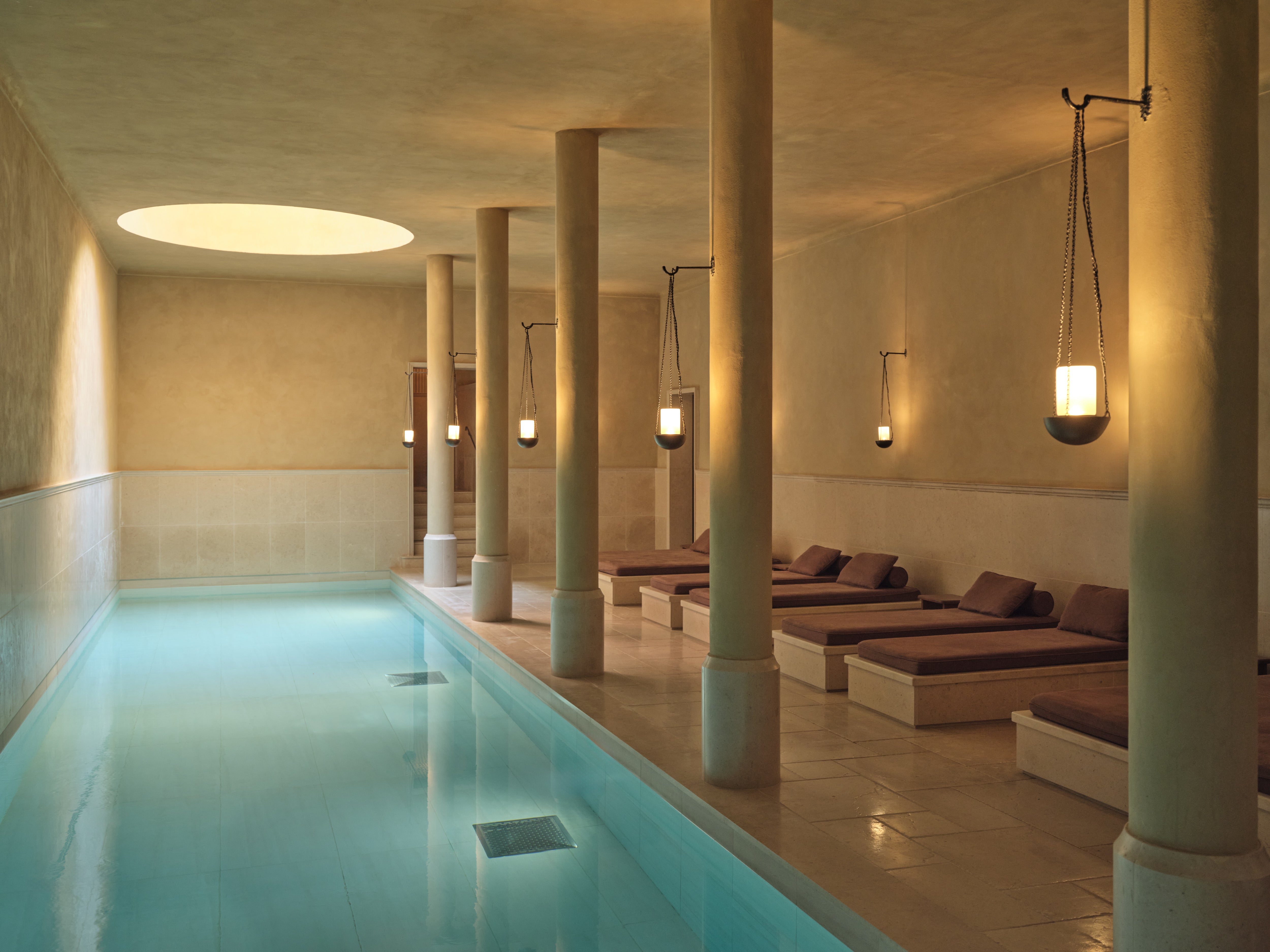 Thermal area with pool at Hotel du Couvent in Nice, France